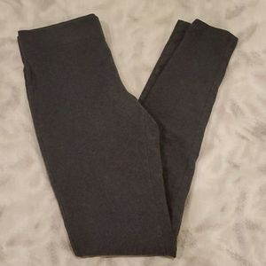 Gray Cotton Leggings
